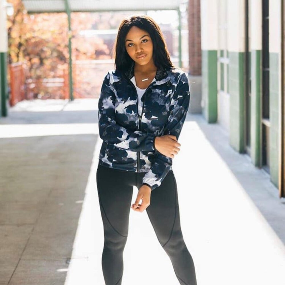Blue Floral Pro Trainer Jacket